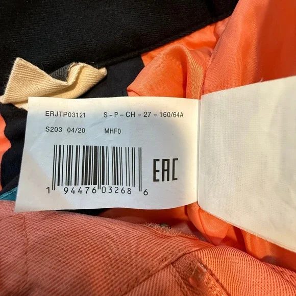 Roxy Backyard Snowboard Ski Pants Coral Women Size S - Picture 11 of 15